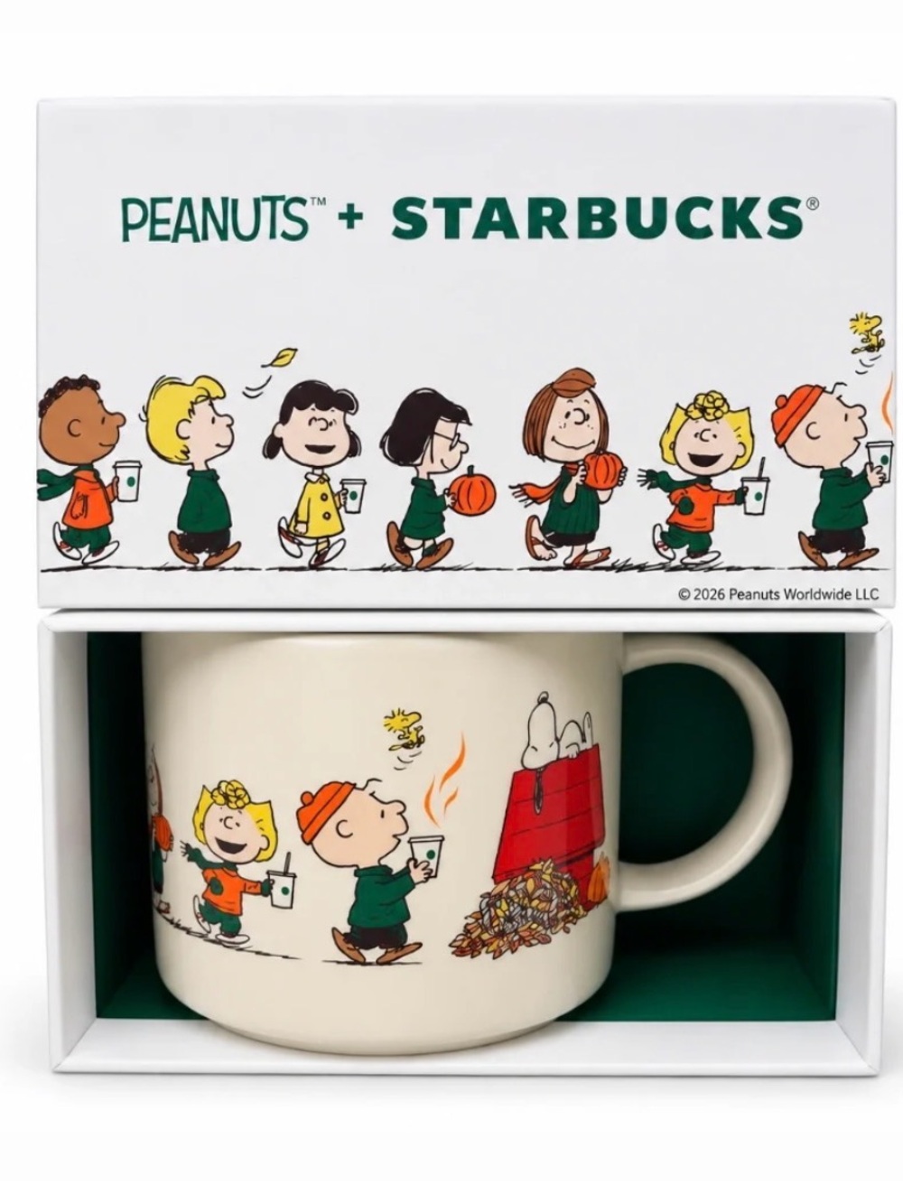 Starbucks x Peanuts Great Pumpkin 2026 Ceramic Mug , 14 oz